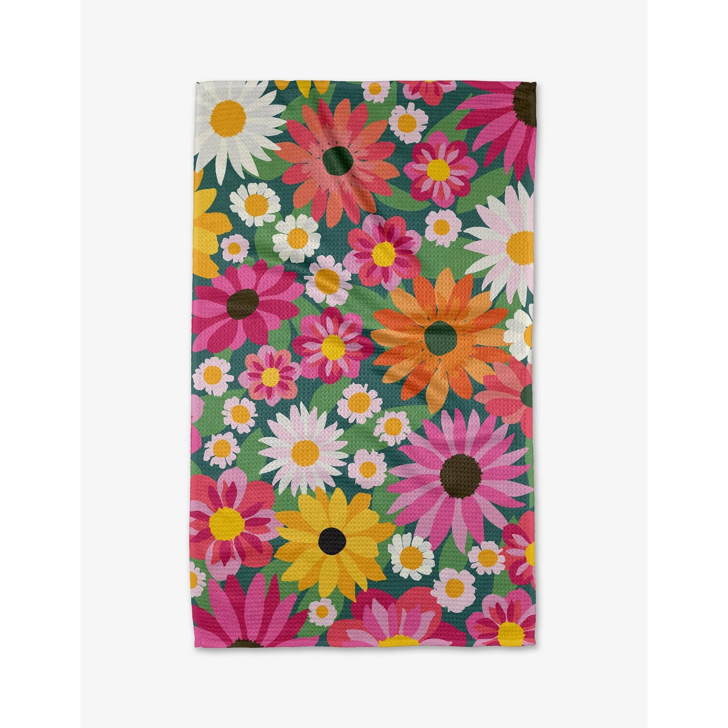 Geometry - Wild Blooms Tea Towel