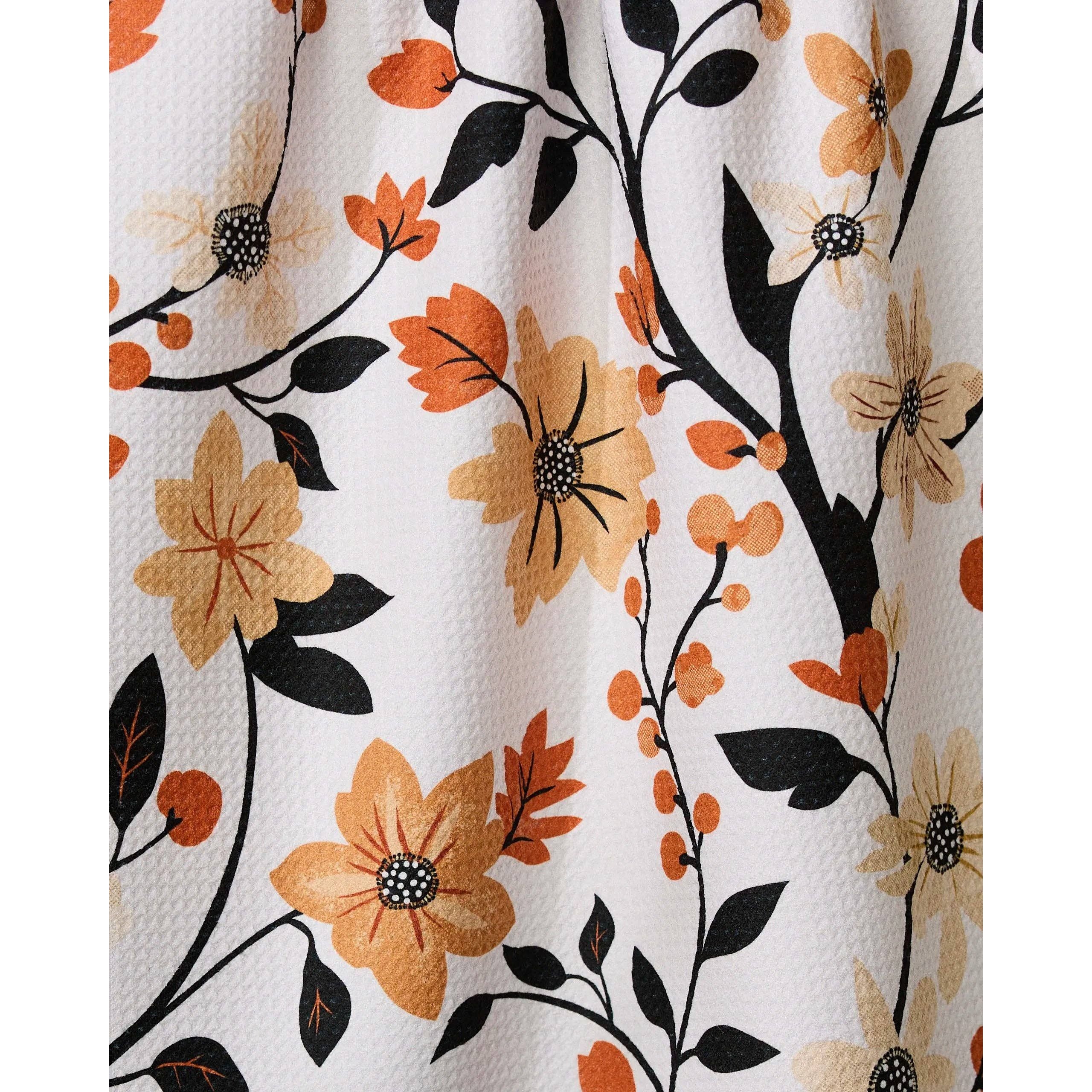 Geometry - Spiced Florals Tea Towel