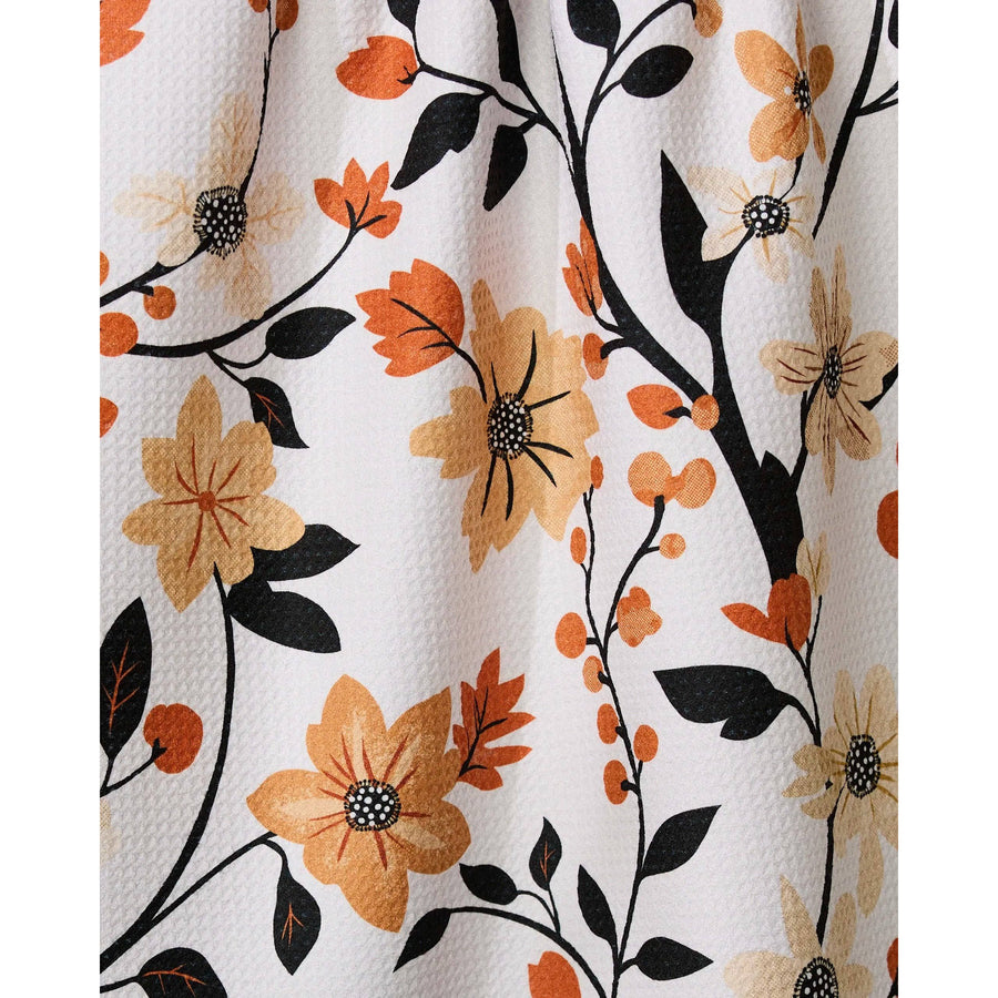 Geometry - Spiced Florals Tea Towel