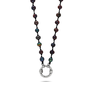 Boho Soul Necklace | Black Pearl