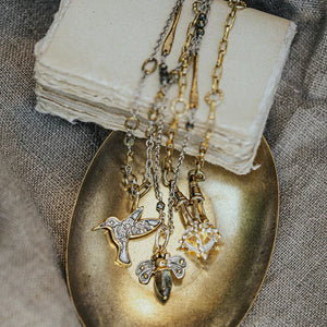 Everything Necklace - Ceramic Coated Brass - 16"