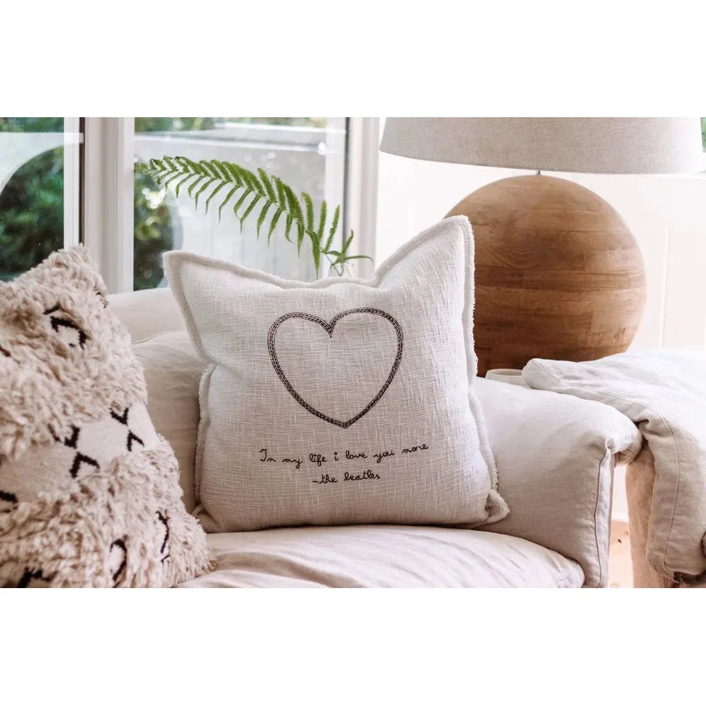 Pillow Collection - In My Life Embroidered Pillow