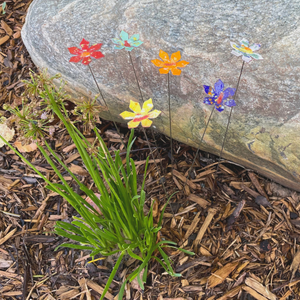 Copper Enamel Flower | Medium