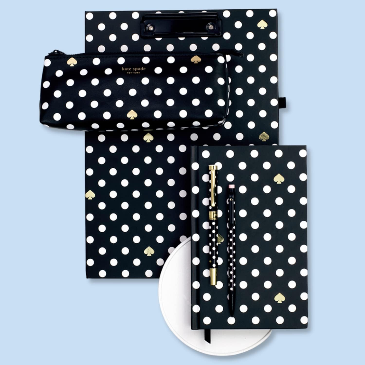 Kate Spade | Black & White Polka Dot