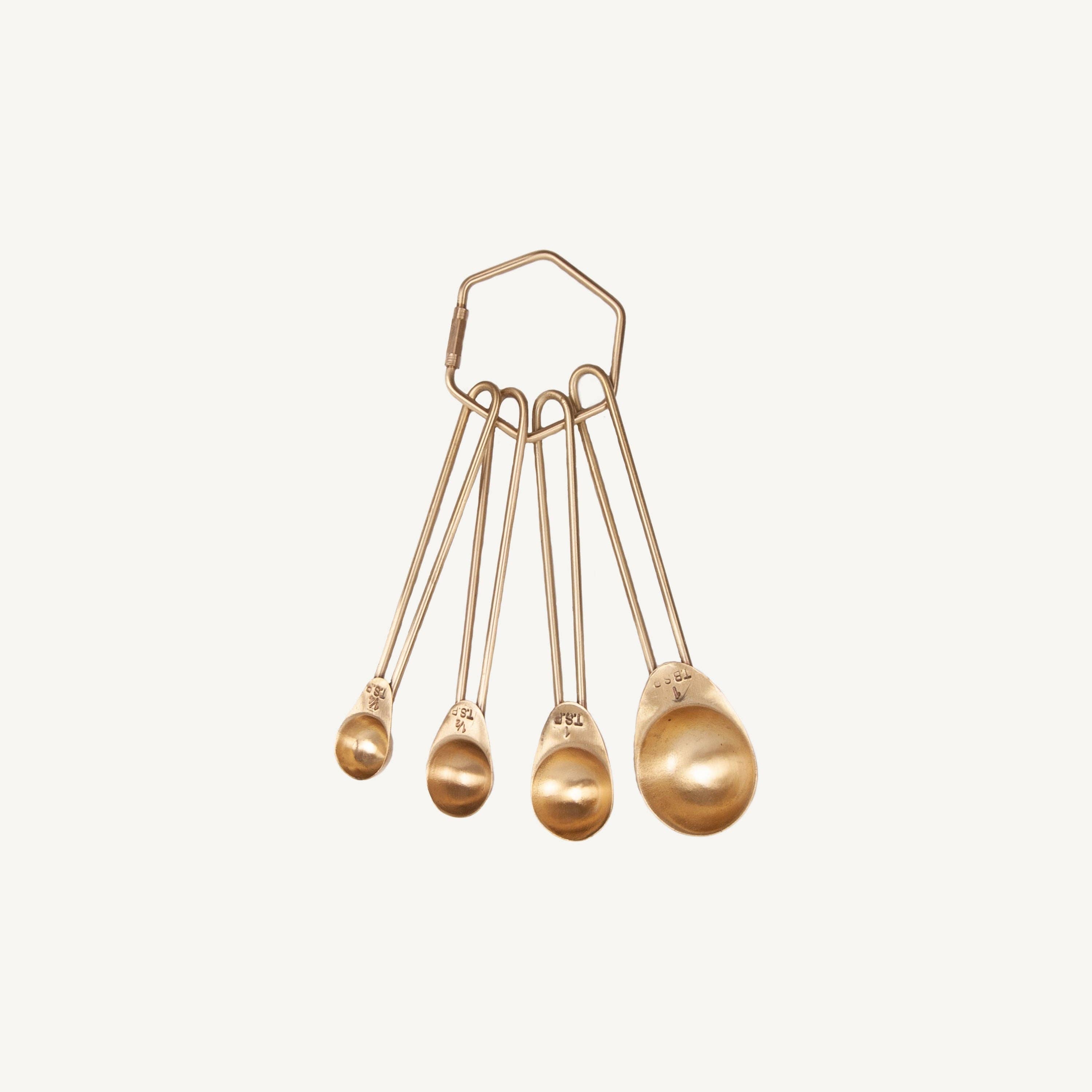 Artisan Brass Measuring Spoons