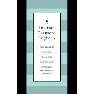 Password Logbook | Black Leatherette