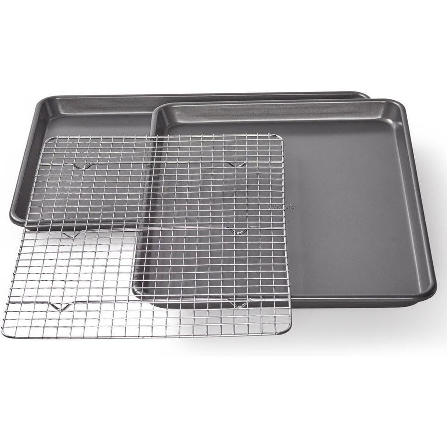 Chicago Metallic Professional Baking Sheet Set w/Cooling Rack