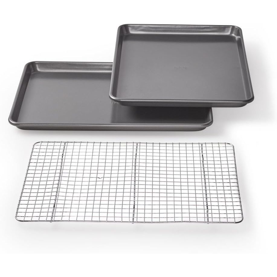 Chicago Metallic Professional Baking Sheet Set w/Cooling Rack