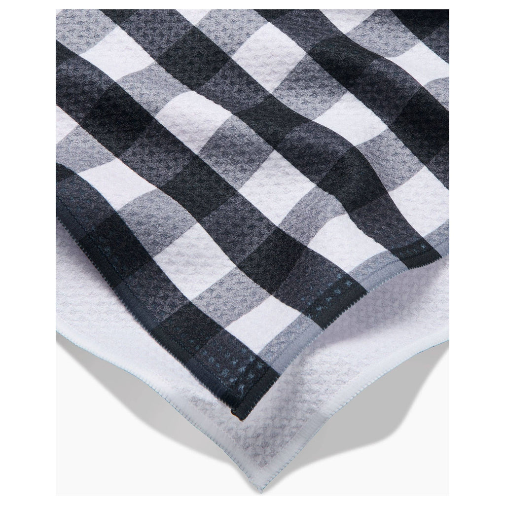 Geometry - Midnight Flannel Tea Towel