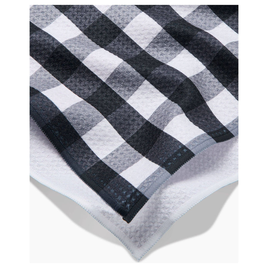 Geometry - Midnight Flannel Tea Towel