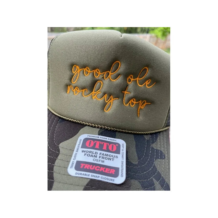 Script Foam Trucker Hat