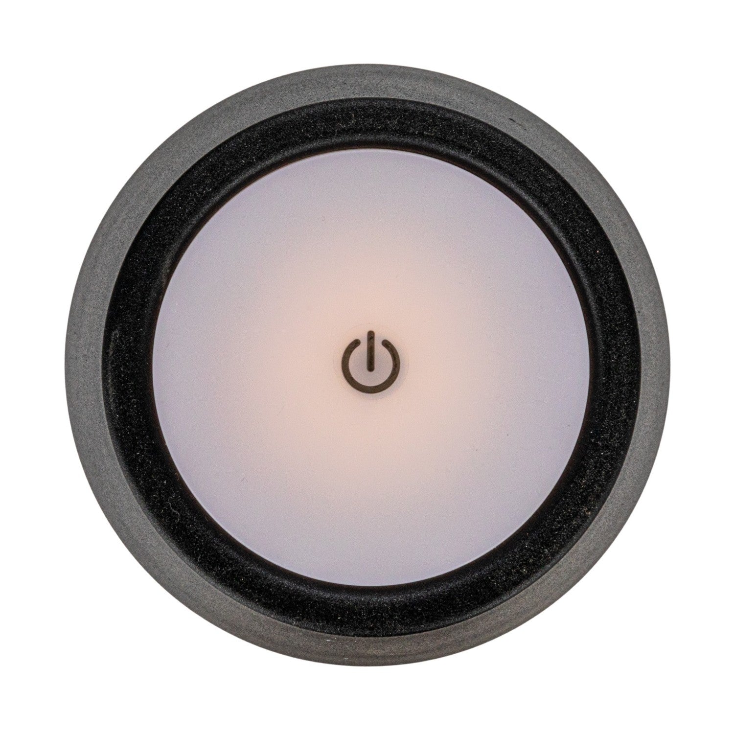 Black Metal LED Rechargeable Table Lamp w/Touch Sensor