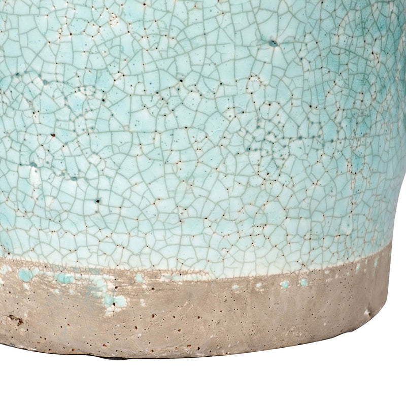 Turquoise Terracotta Vase
