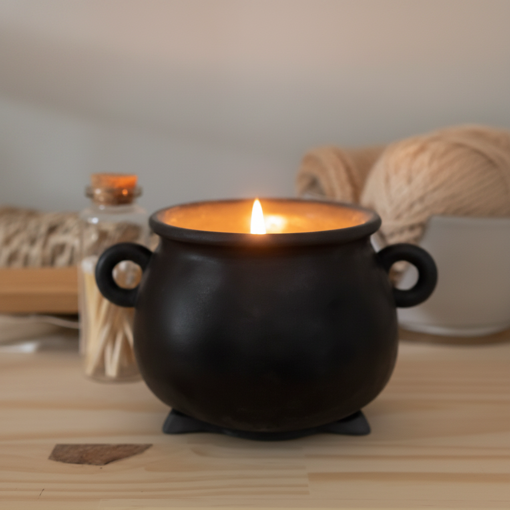 Witches Brew Cauldron Candle