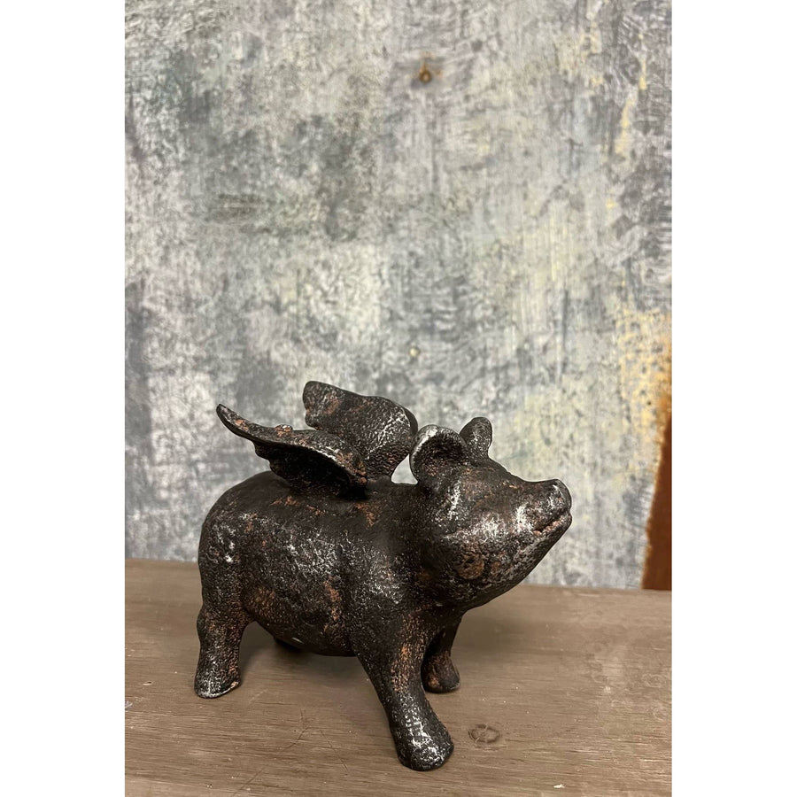 Cast Iron Flying Pig