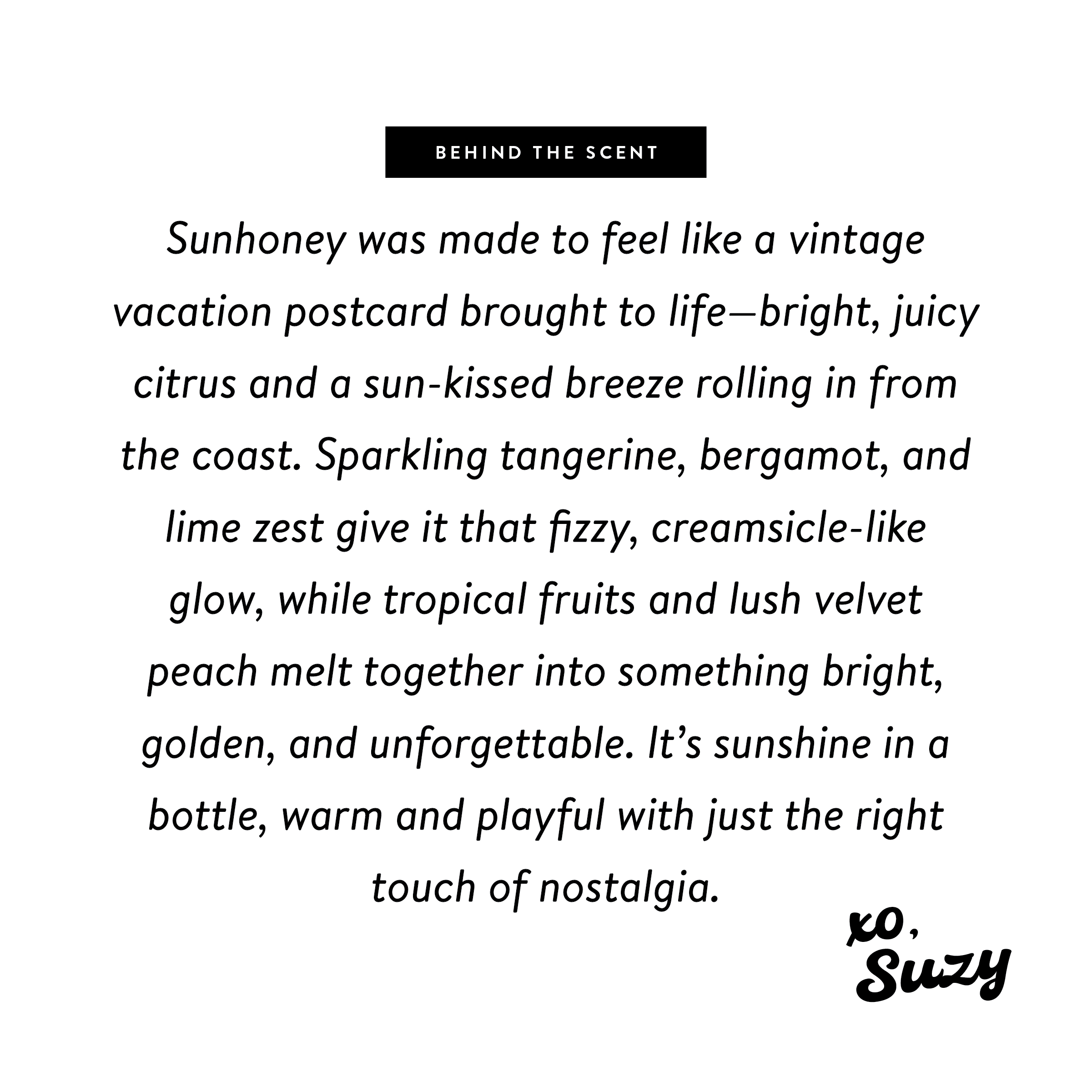 Sunhoney Perfume