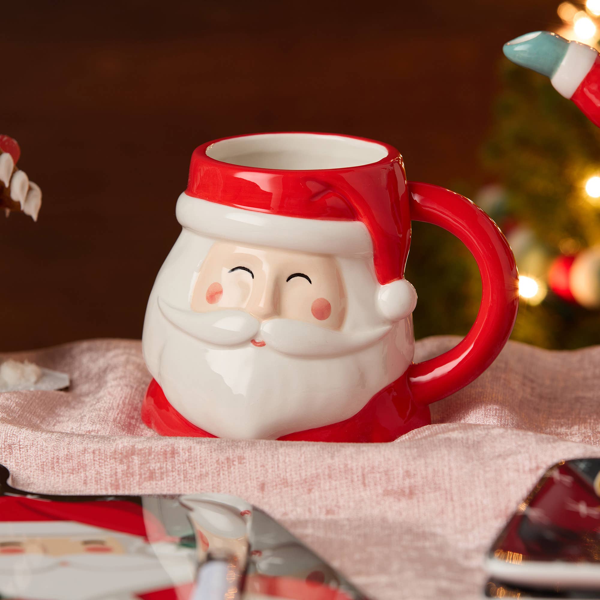 Christmas Whimsy | Santa 3-D Mug