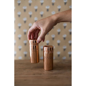 Copper Salt & Pepper Shakers