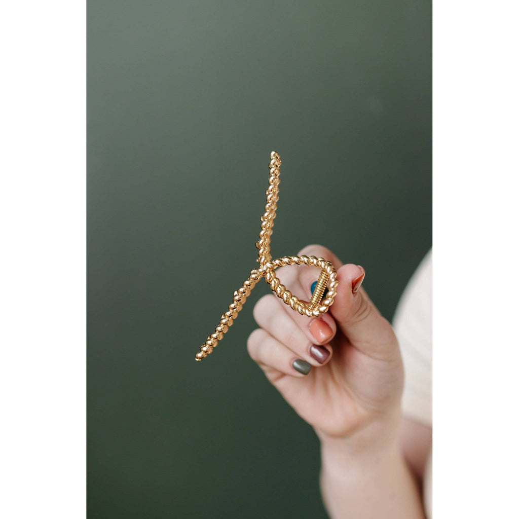 Claw Clip | Twisted Gold