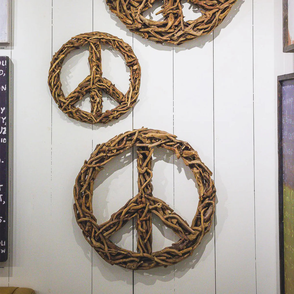 Driftwood Peace Sign | Large