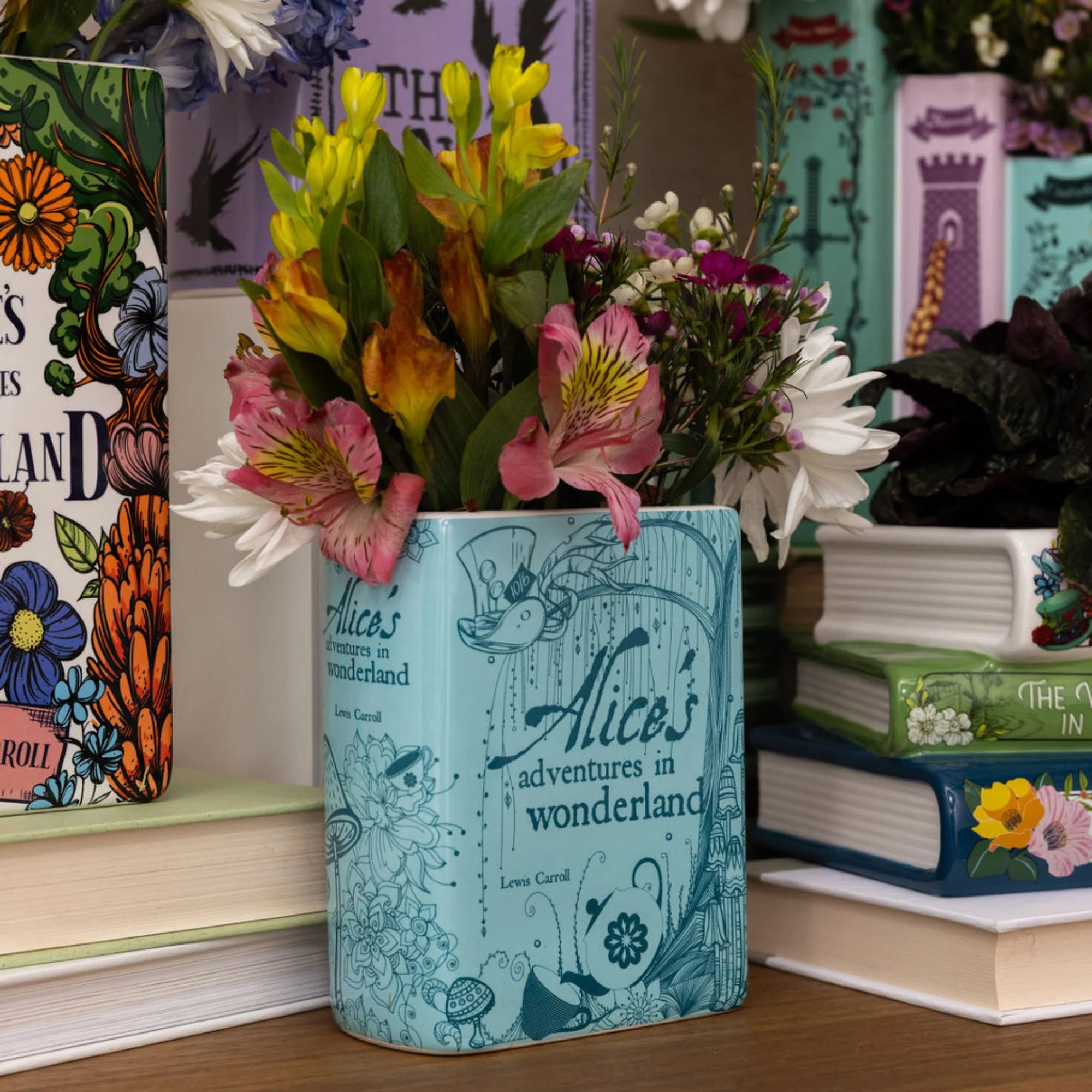 Small Book Vase | Alice's Adventures in Wonderland