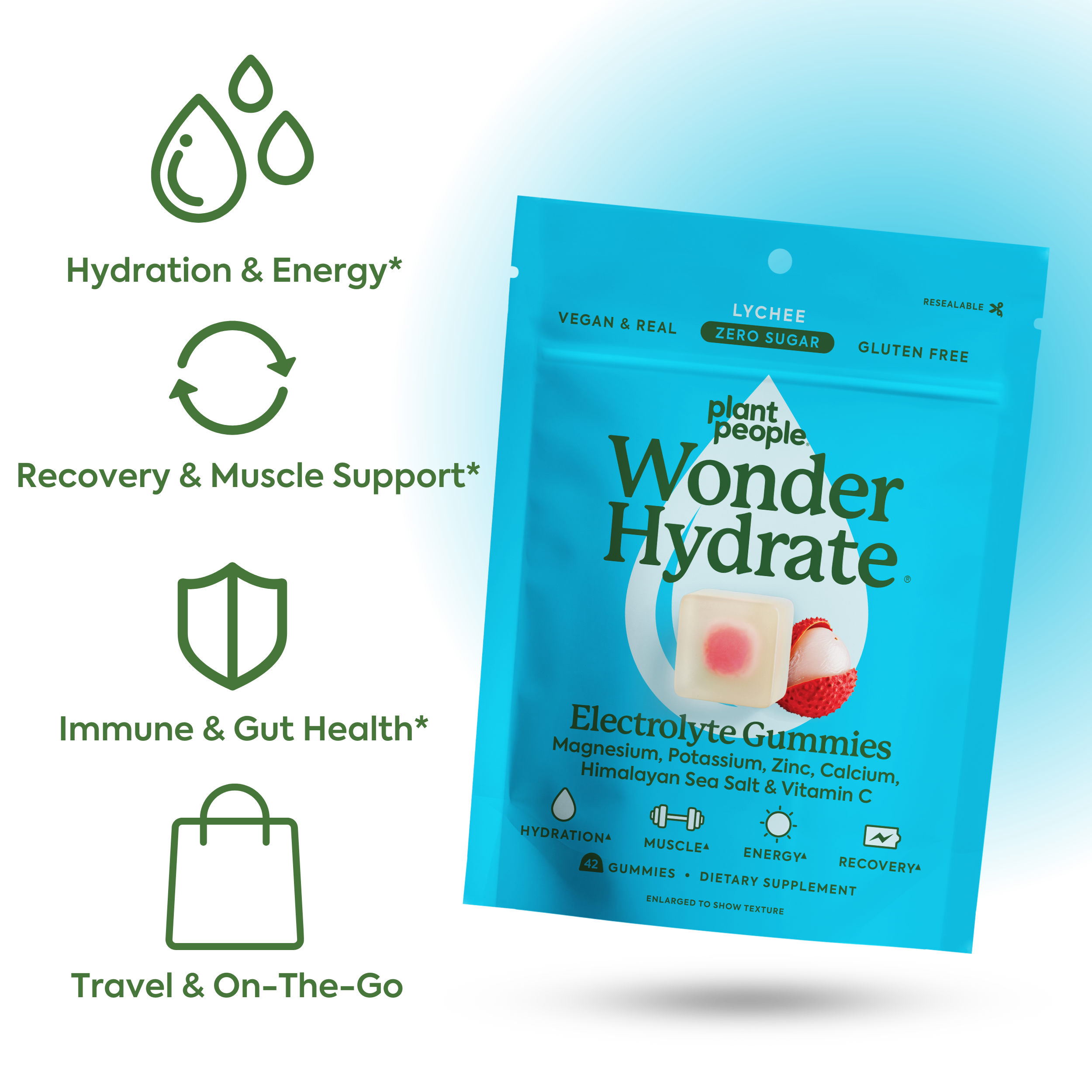 Plant People - WonderHydrate Electrolyte Gummies