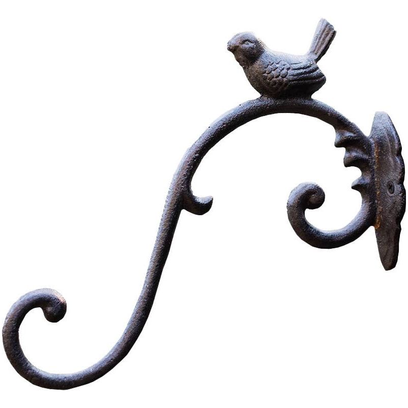 Cast Iron Hook w/Bird