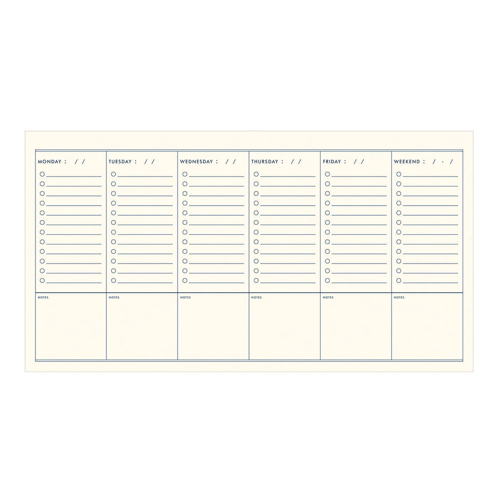 To Do | Simple Undated Weekly Planner