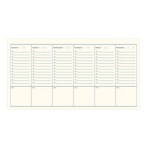 To Do | Simple Undated Weekly Planner