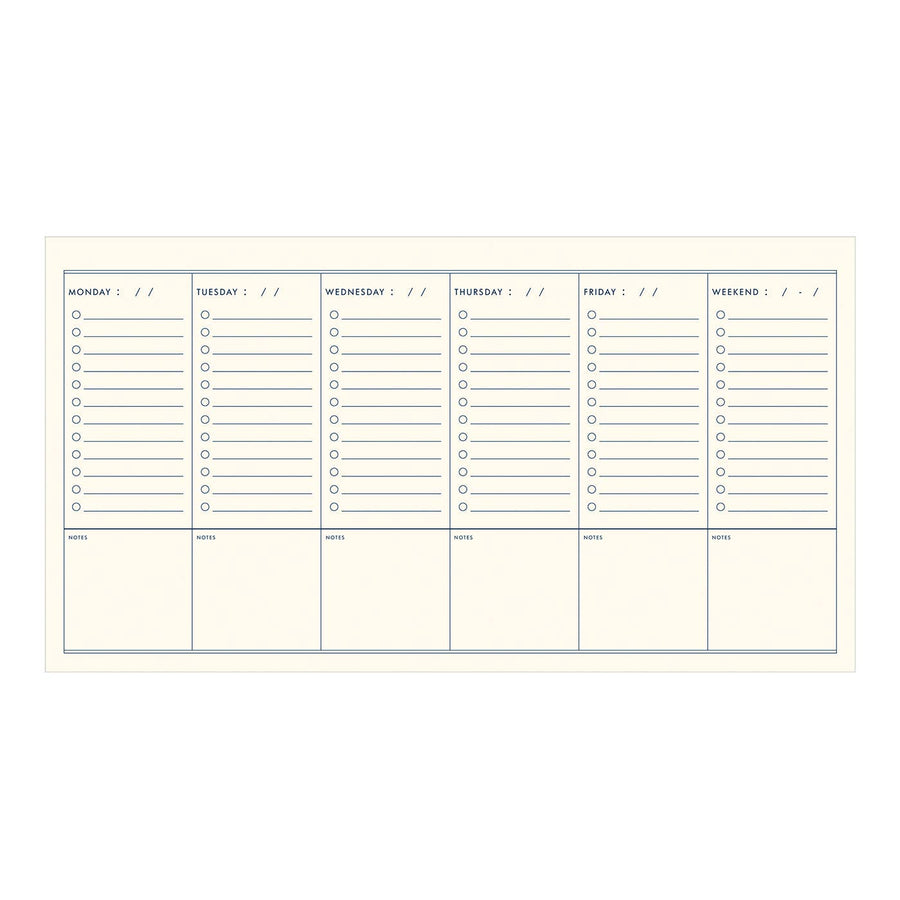 To Do | Simple Undated Weekly Planner