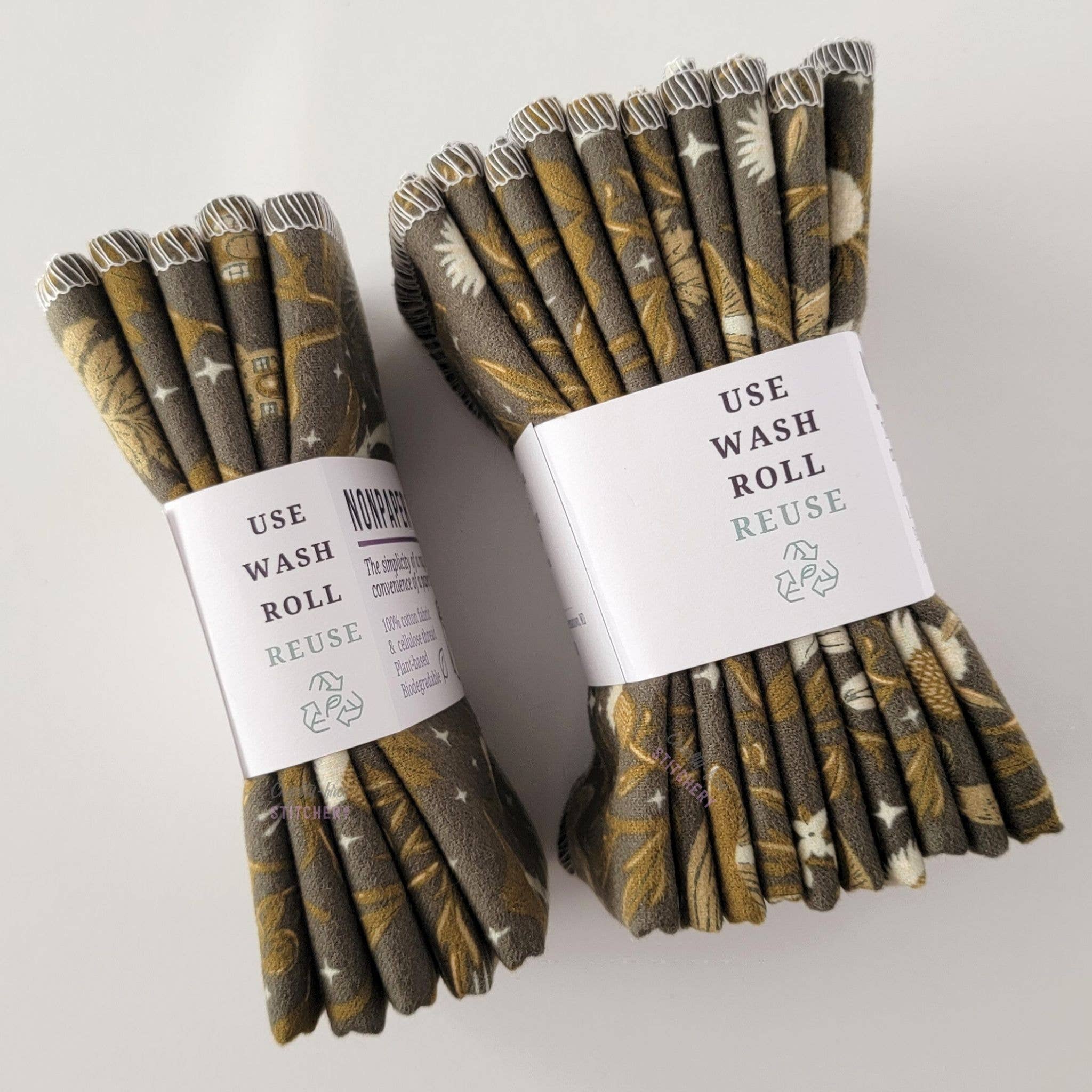 Cruelty-Free Stitchery - NonPaper Towels - Lunar Forest: 10