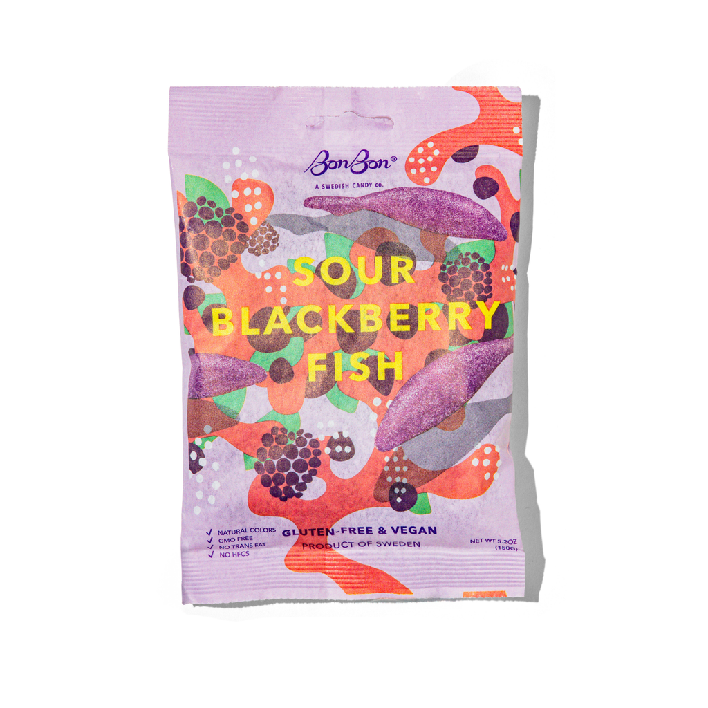 Swedish Candy | Sour Blackberry Fish
