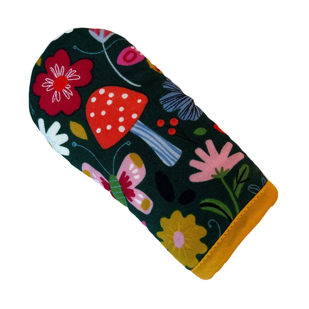 Skillet Mitt | Floral Mushrooms