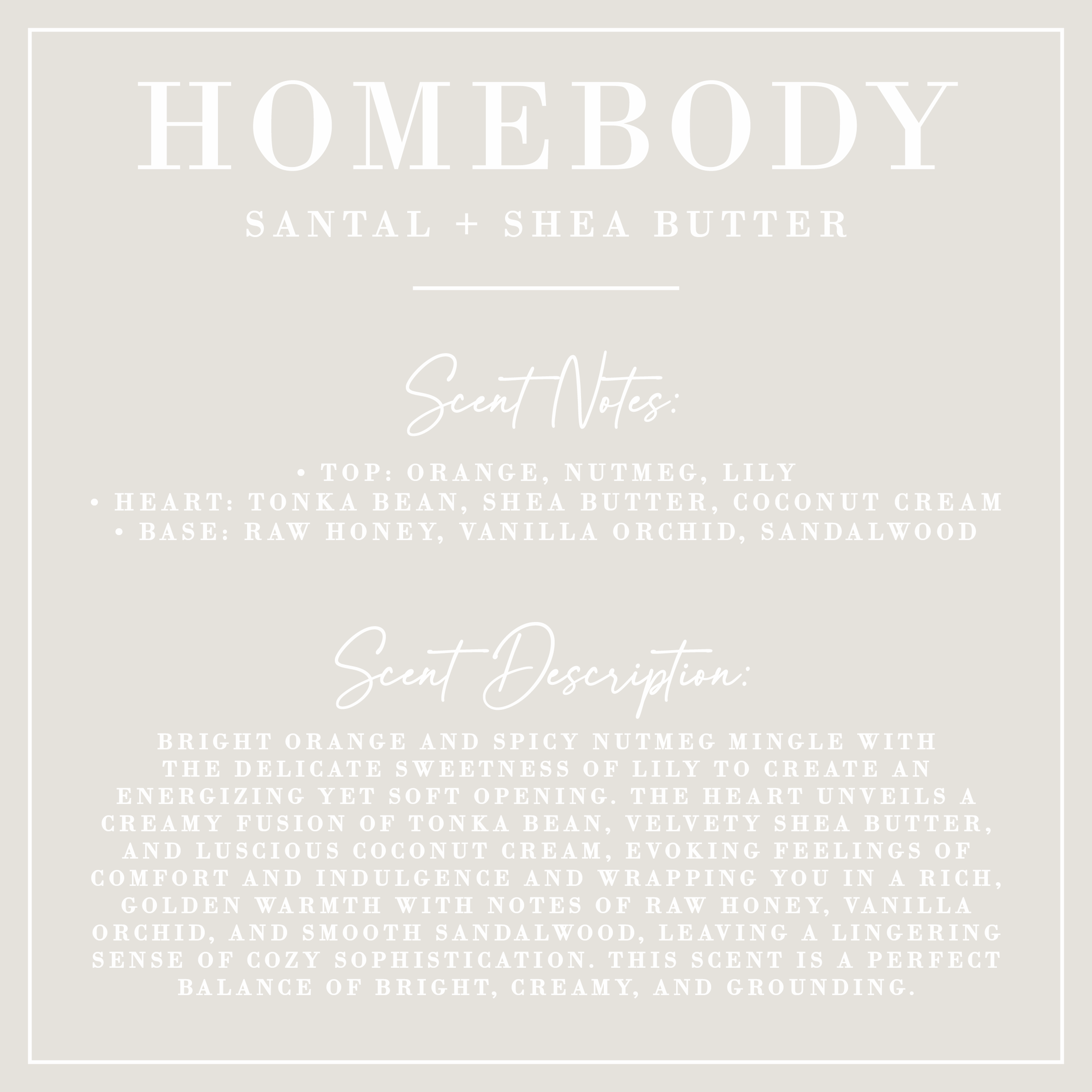 HOMEBODY Candle
