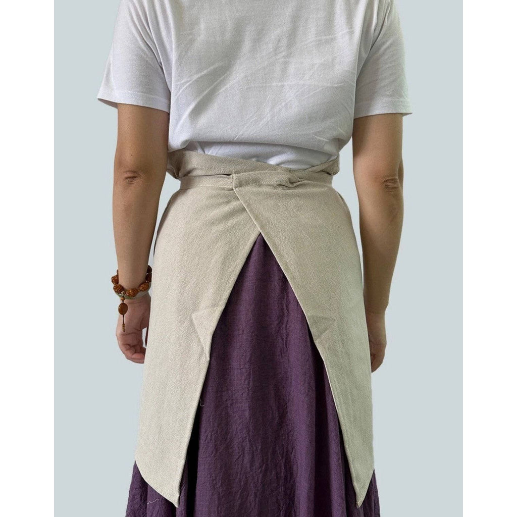 Linen Half Apron w/Pockets