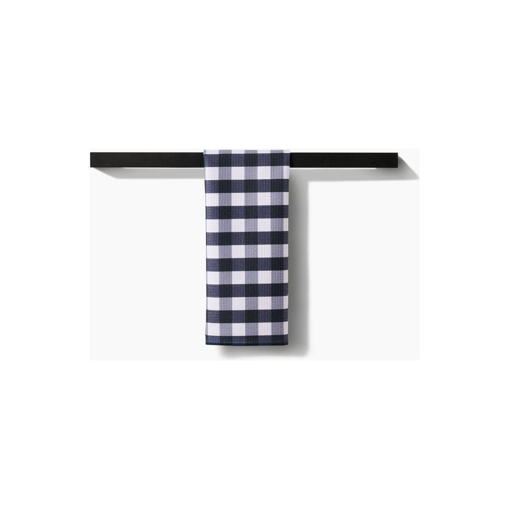 Geometry - Midnight Flannel Tea Towel