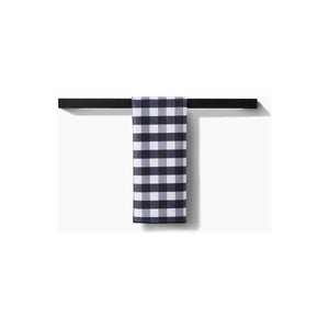 Geometry - Midnight Flannel Tea Towel