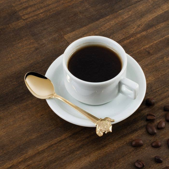 Teapot Demi Spoon | Gold Plated