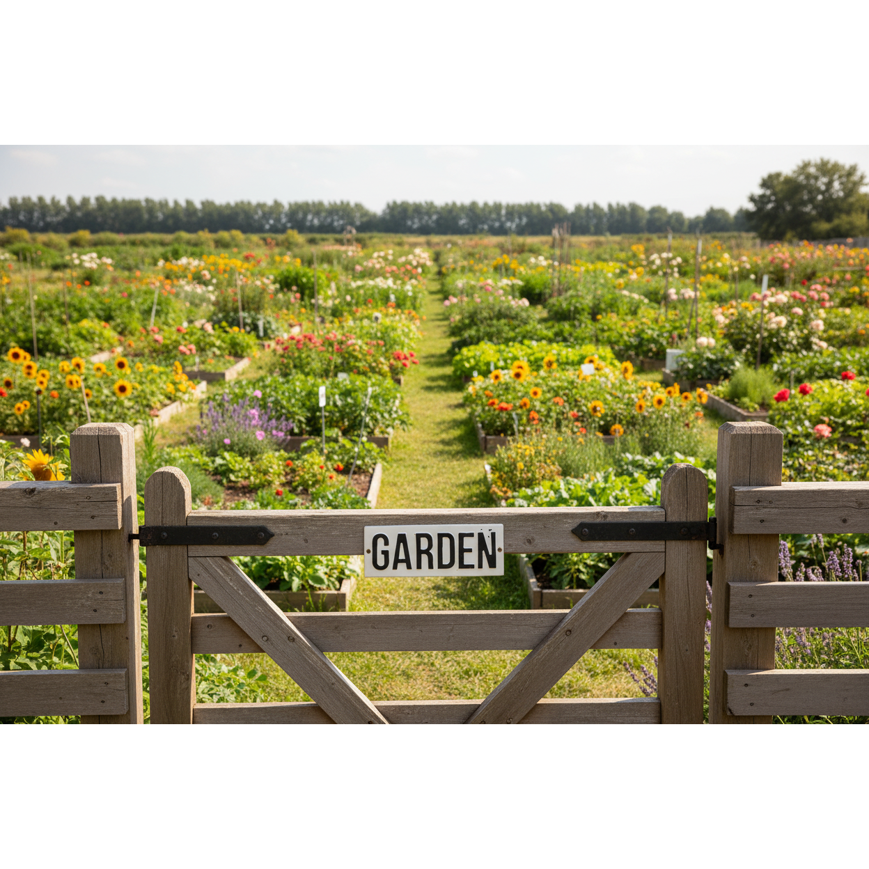 Cast Iron Sign | Garden