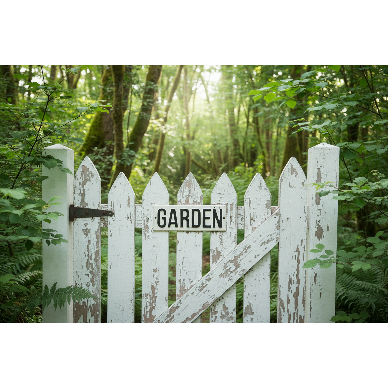 Cast Iron Sign | Garden