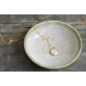 Everything Dish | Antique White + Green Shino