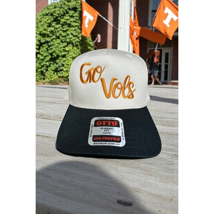 Nash Grey - Go Vols Natural/Black Embroidered Hat
