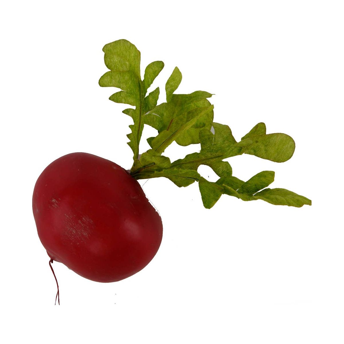 Flora Bunda Inc - Hand-Made Artificial Radish Round Decorative Tabletop Object: Red