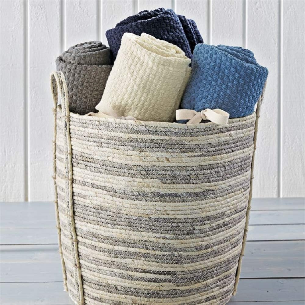 Basketweave Throw | Cream