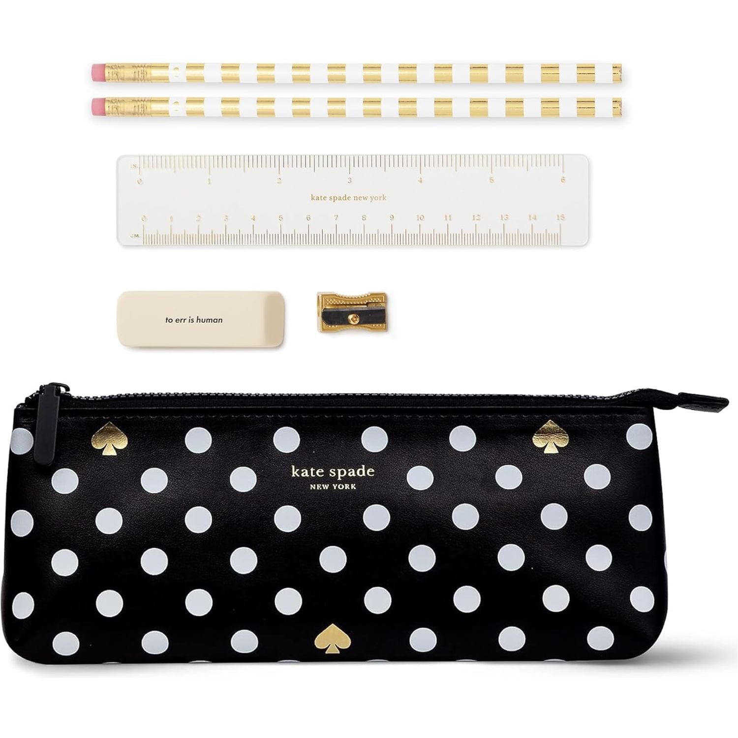 Kate Spade | Black & White Polka Dot