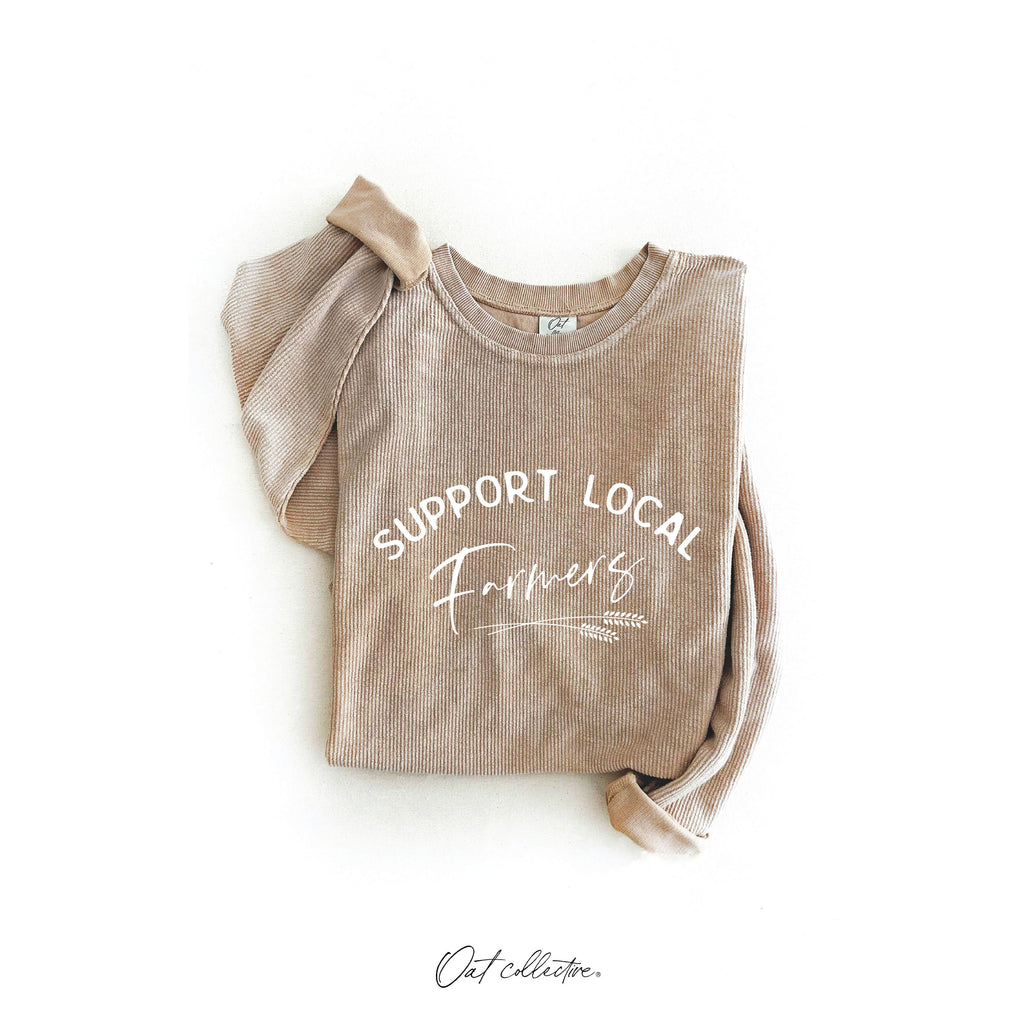 SUPPORT LOCAL FARMERS  Thermal Vintage Pullover | VINTAGE CHARCOAL