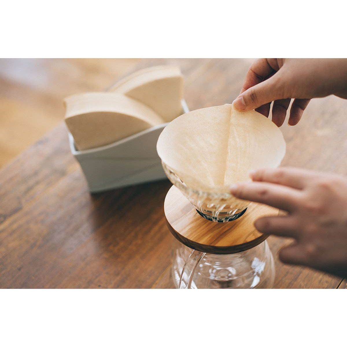 V60 Paper Filters | Natural Brown 100 Sheets 02
