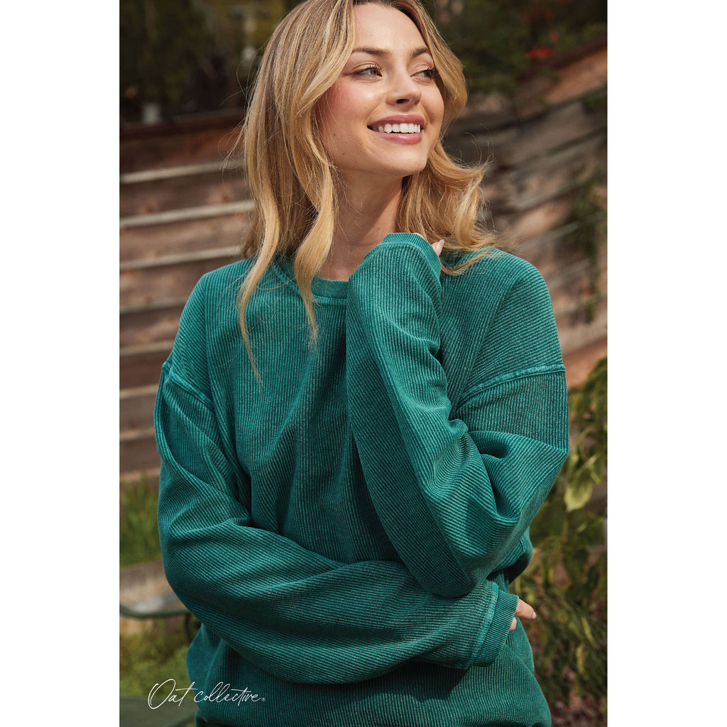SUPPORT LOCAL FARMERS  Thermal Vintage Pullover | VINTAGE CHARCOAL