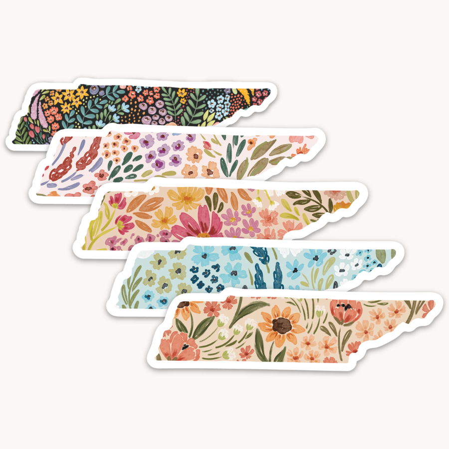 Tennessee State Floral Sticker | Sunny Poppies