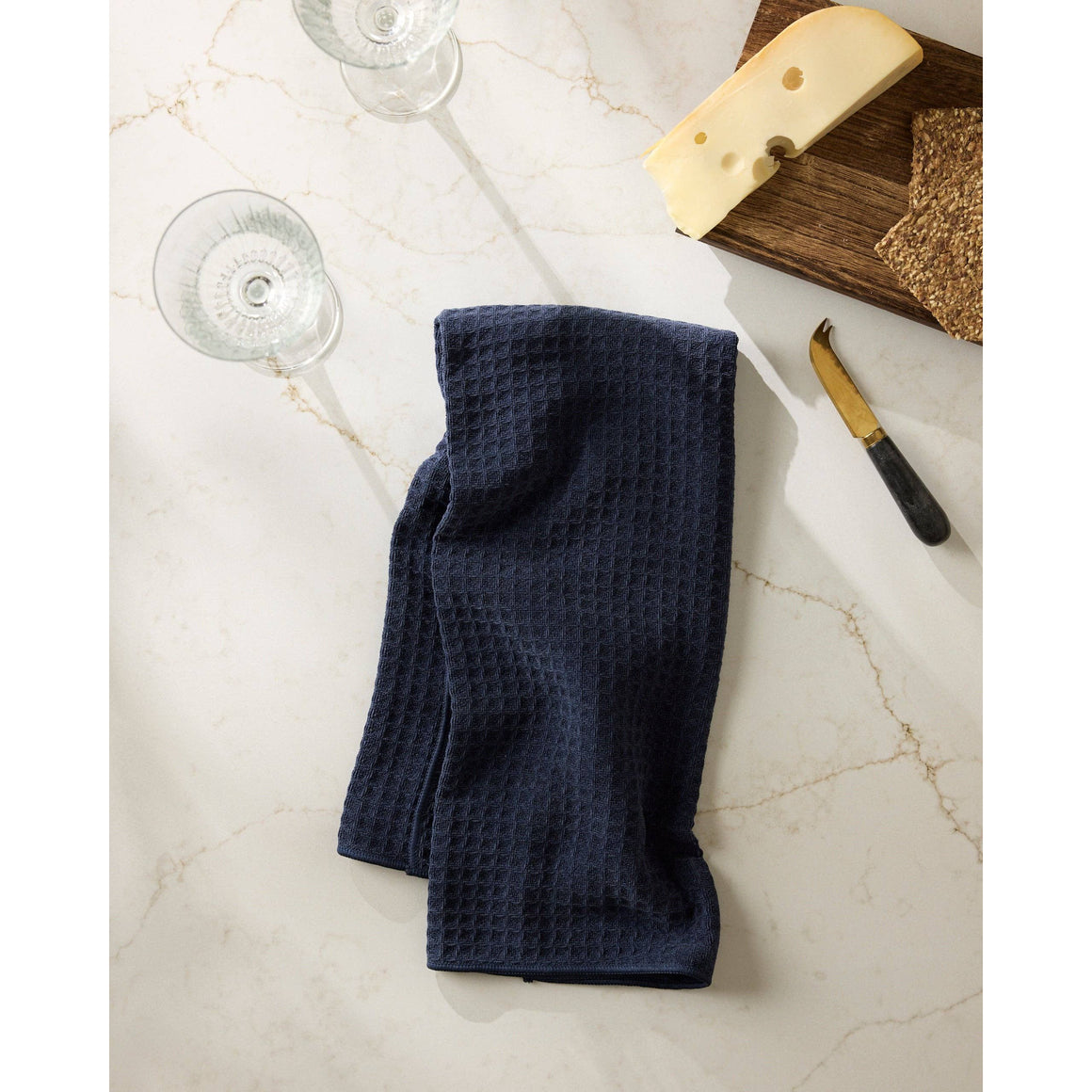 Geometry Truffle Hand Towel | Sapphire